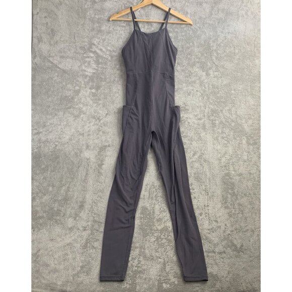 Sweaty Betty Jumpsuit Womens 4-6 Athleisure Sleeveless Gray Activewear Workout - Picture 1 of 16